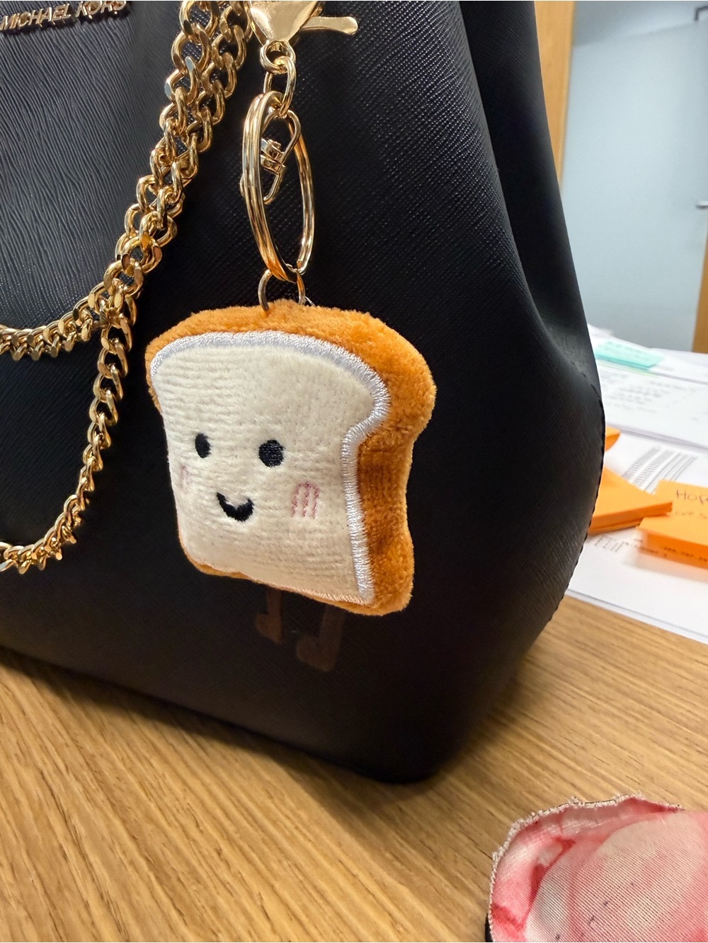 New-  Toast Purse Charm